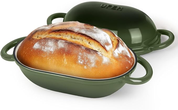 Dutch Oven for Bread Baking – Premium Cast Iron Pot by UFEH