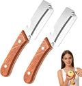 Roselli Wooden-Handled Stainless Steel Shredder and Peeler, Stainless Steel by Unknown