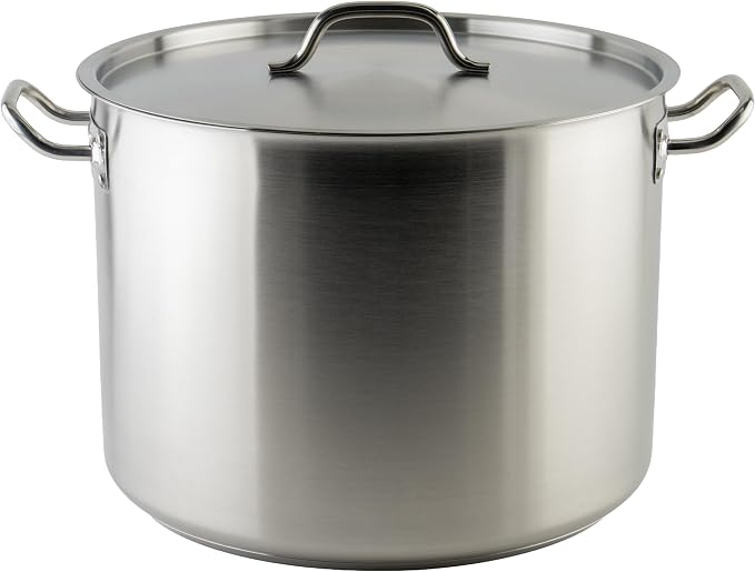 Winware SST-40 Stainless Steel 40 Quart Stock Pot by Winco