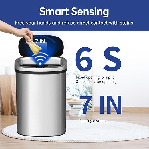 BestOffice | 13 Gallon Trash Can - Image 2