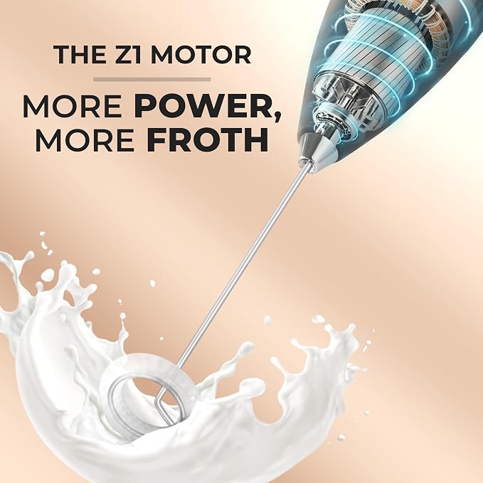Zulay Kitchen Powerful Milk Frother Wand - Image 3