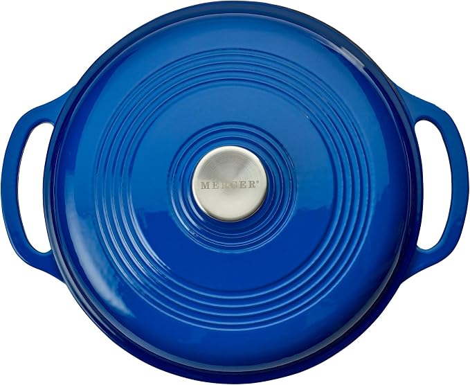 Mercer Culinary Enameled Cast Iron Round Dutch Oven, 6 qt. - Image 3