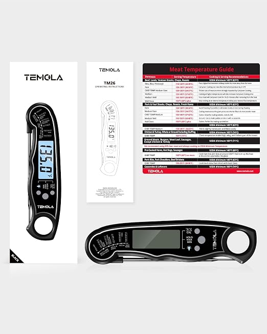 TEMOLA Meat Thermometer, Instant Read Food Thermometer - Image 8