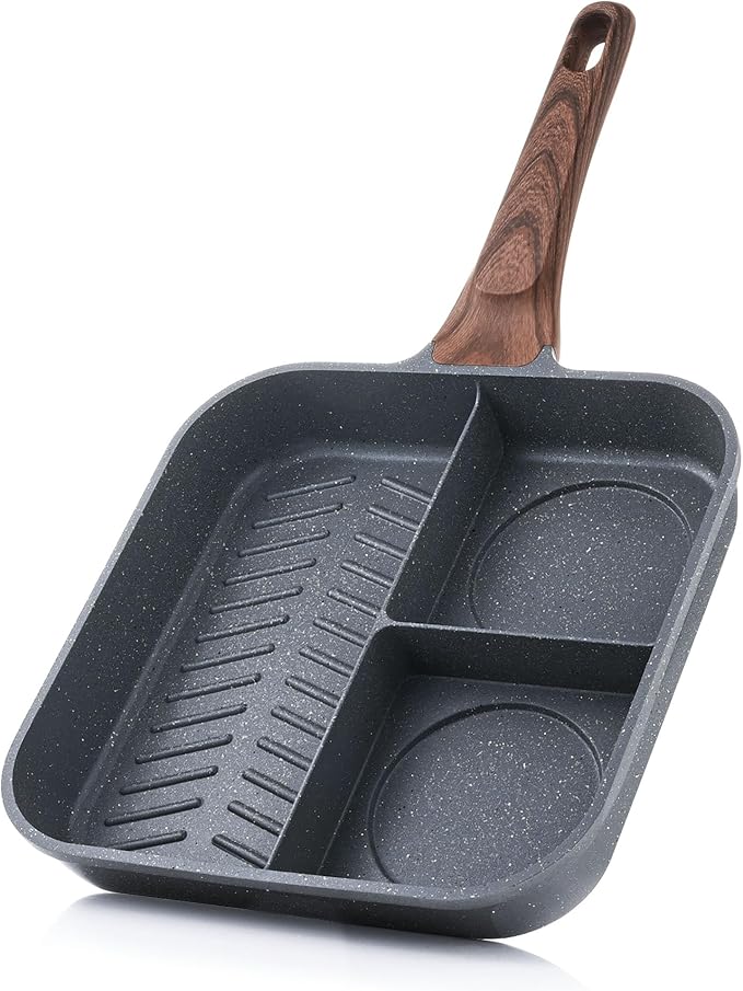 SENSARTE Nonstick Divided Grill Pan by SENSARTE