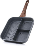 SENSARTE Nonstick Divided Grill Pan by SENSARTE