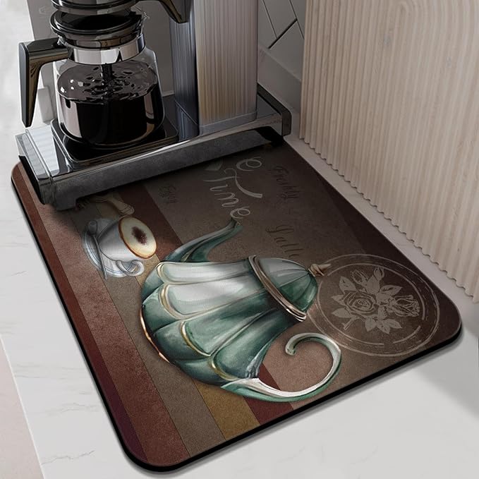 Coffee Mat 24inx18in, Coffee Bar Mat - Image 2