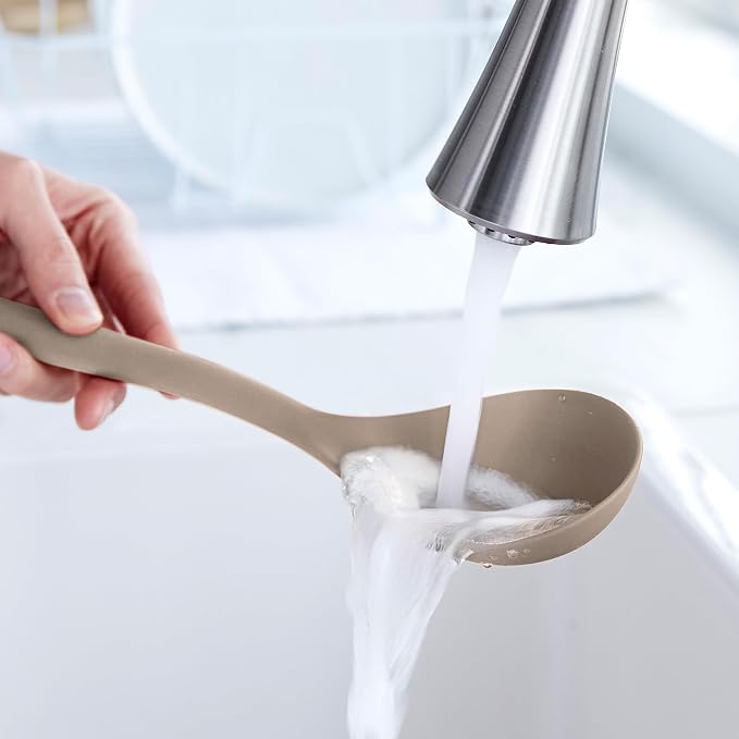 GreenPan Silicone Solid Spoon, Mixing Stirring Serving, Cooking Kitchen Utensil - Image 5