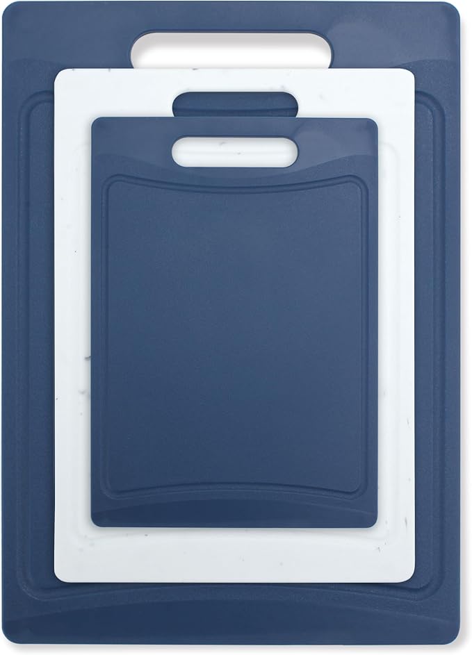 COOK WITH COLOR Non-Slip Cutting Board Set – Kitchen Essentials with Easy Grip - Image 7