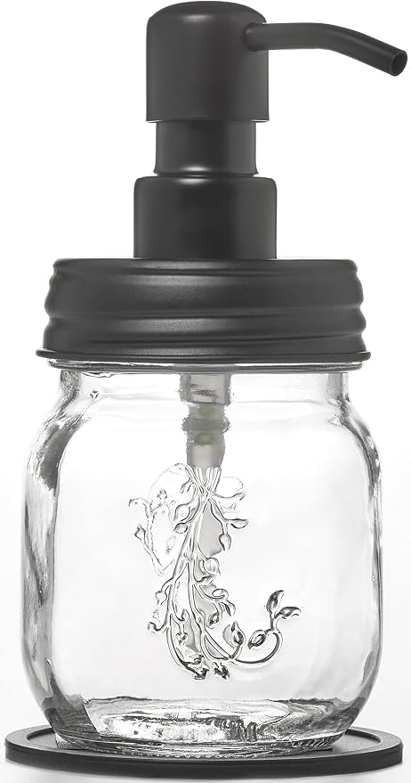 Petite 12oz Mason Jar Soap and/or Lotion Dispenser by Industrial+Rewind