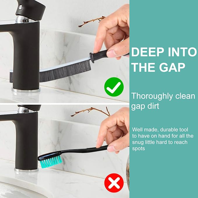 Crevice Cleaning Brush，Hard-Bristled Grout Brush，2026 New Multifunctional Gap - Image 9