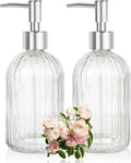 Glass Soap Dispenser with Plastic Pump, Hand Soap Dispenser by Ulable