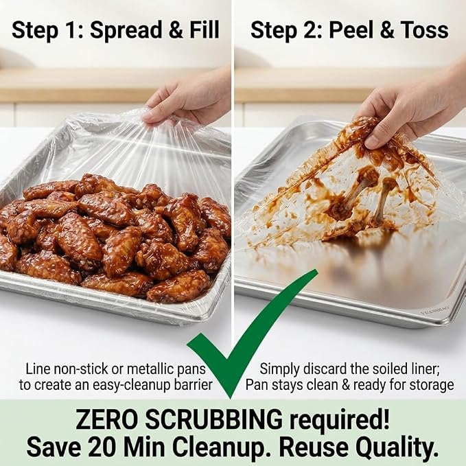 50Pcs Sheet Pan Covers for 24x16, 18x13 inch - Image 5