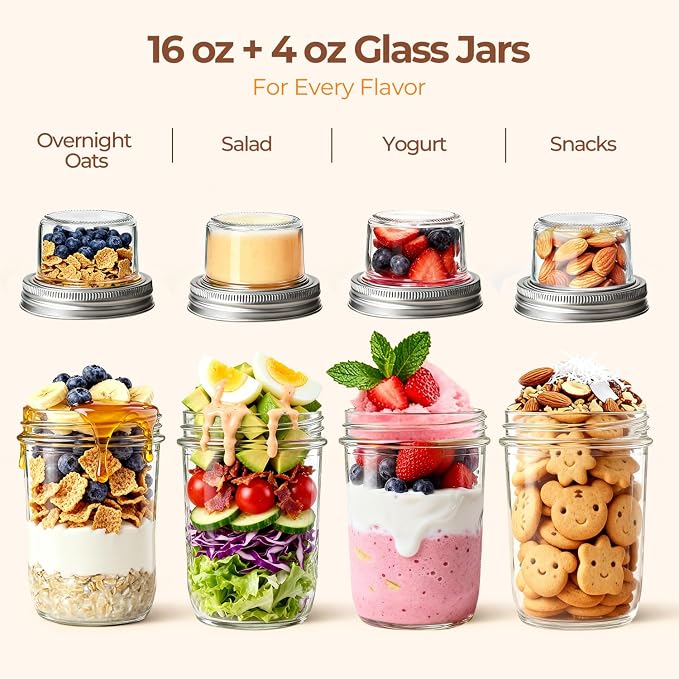 ComSaf Overnight Oats Containers - Image 5