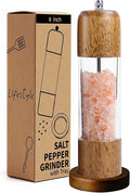 Wood Salt and Pepper Grinder, Salt Grinder and Pepper Mill, Oak Wood Shakers by MJINGMEI