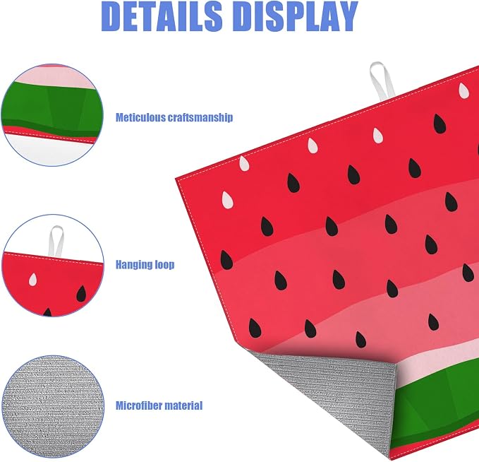 Watermelon Dish Drying Mat for Kitchen Counter Fruit Drying Pad Absorbent - Image 3