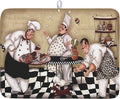 Fat Chef Dish Drying Mat For Kitchen Counter 18x24 Inch Microfiber Absorbent by Kawani