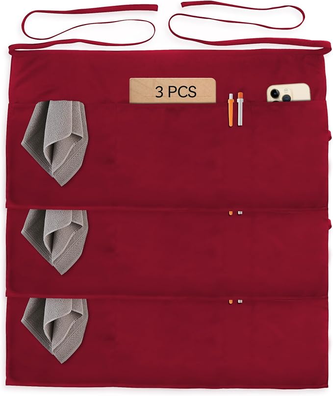 Xeoxarel Aprons with 4 Pockets 23.5'' X 11.5'' by XeoxarelWomensvests