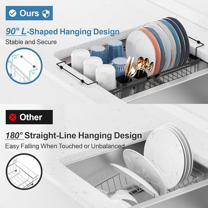 iSPECLE Expandable Dish Drying Rack - Image 7
