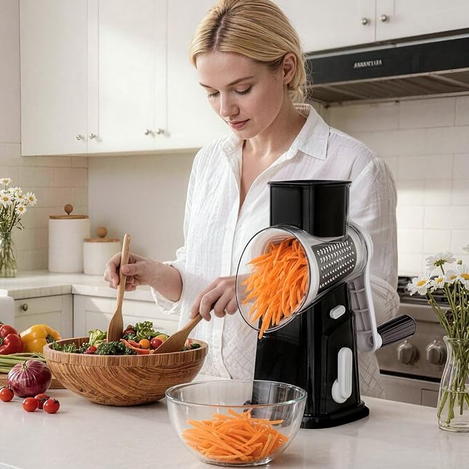 Ourokhome Rotary Cheese Grater Cheese Shredder - Image 7