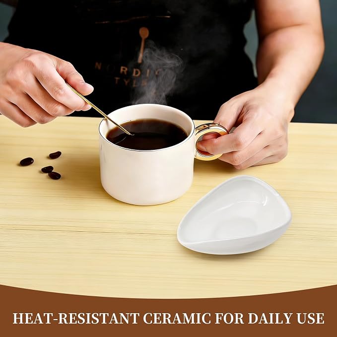 Coffee Spoon Rest, Small Ceramic Coffee Spoon Holder - Image 5