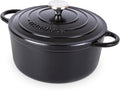 Cast Iron Pot with Lid – Non-Stick Ovenproof Enamelled Casserole Pot, Oven Safe by Nuovva