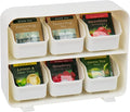 Mind Reader Tea Bag Organizer, Tea Station Organizer, Countertop Storage by MindReader