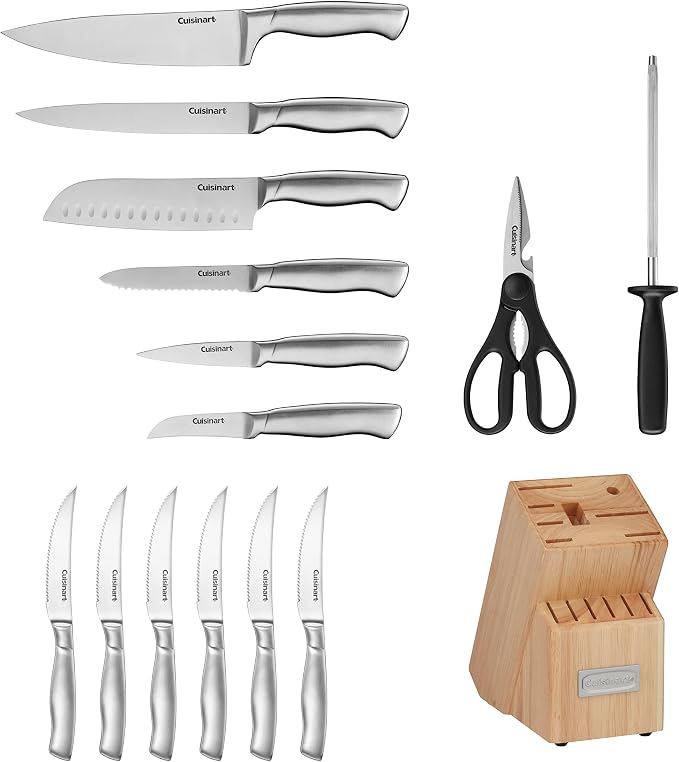 Cuisinart Block Knife Set 15pc Cutlery Knife Set - Image 2