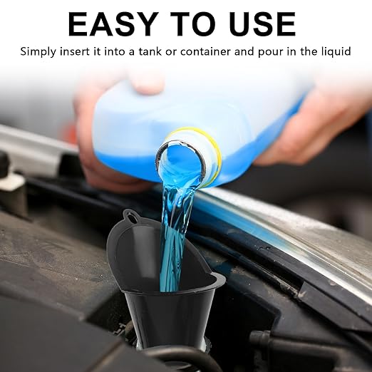 Long-Neck Oil Funnel for Automotive – Multi-Function Plastic Funnel for Oil - Image 6