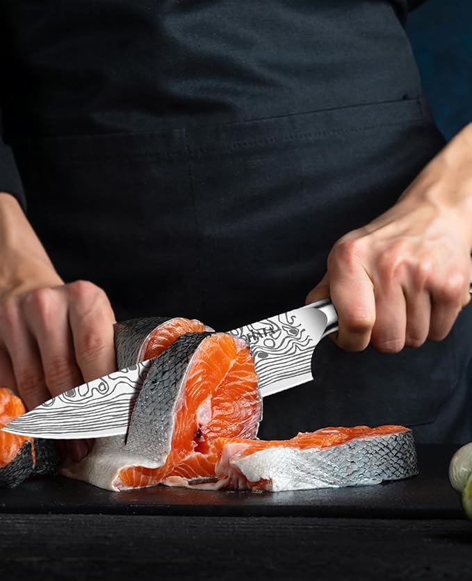 MOSFiATA 8" Super Sharp Professional Chef's Knife - Image 8