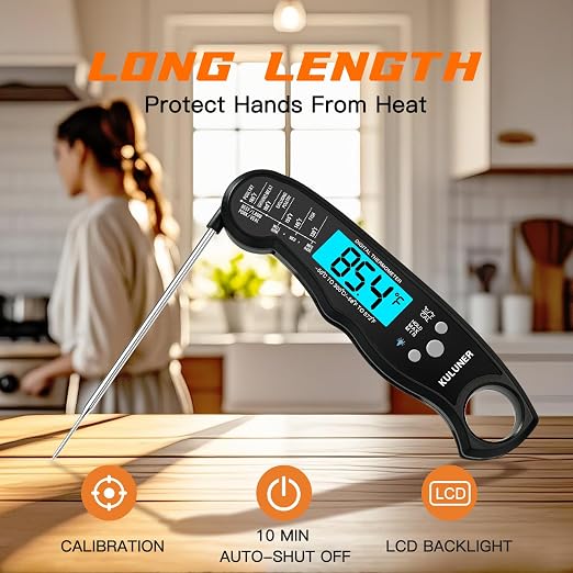 KULUNER TP-01 Waterproof Digital Instant Read Meat Thermometer - Image 5
