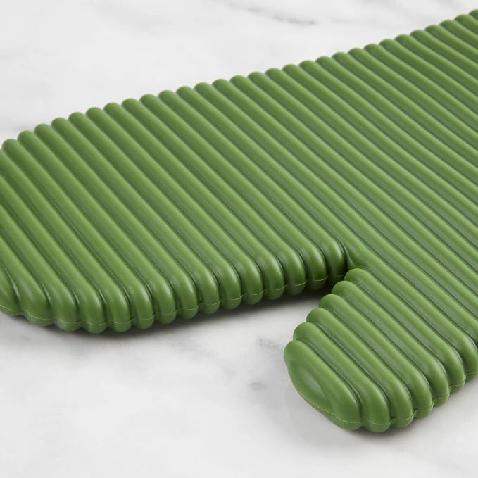 KITCHENAID Ribbed Soft Silicone Oven Mitt 2-Pack Set - Image 4
