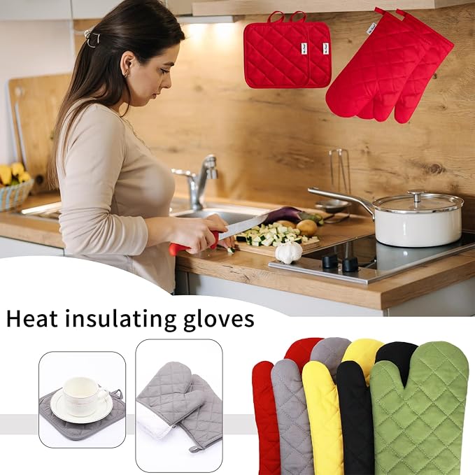 Oven Mitts and Pot Holders Sets - Image 3