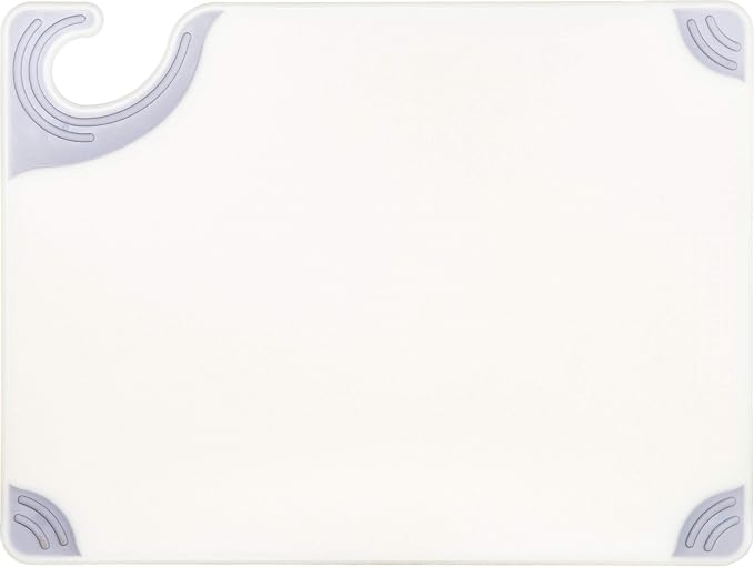 San Jamar Saf-T-Grip Plastic Cutting Board - Image 2
