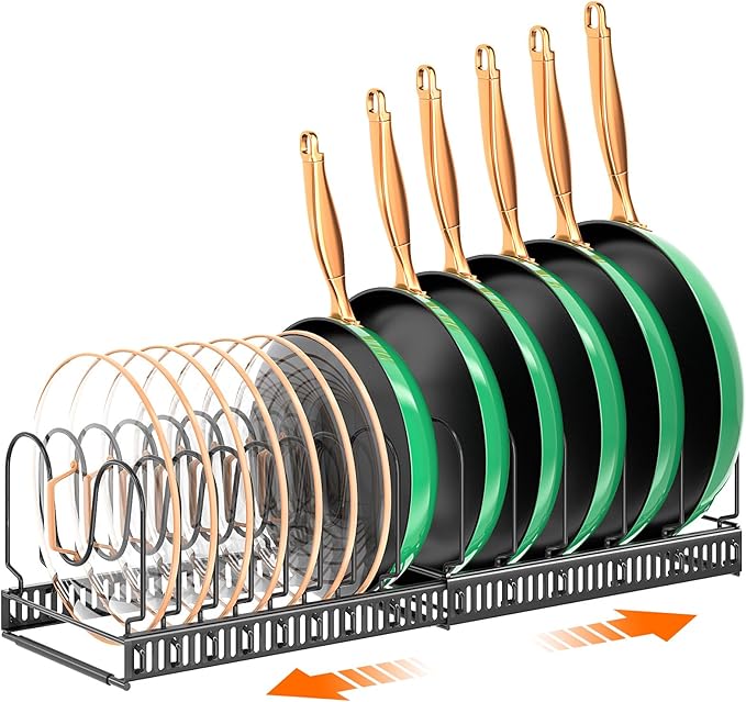 MUDEELA Pots and Pans Organizer Rack by MUDEELA