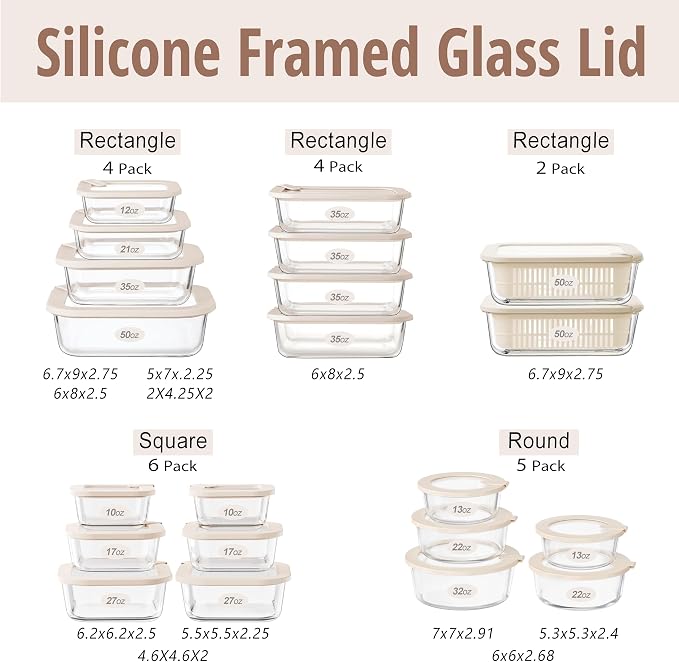 Urban Green Glass Food Storage Containers - Image 3