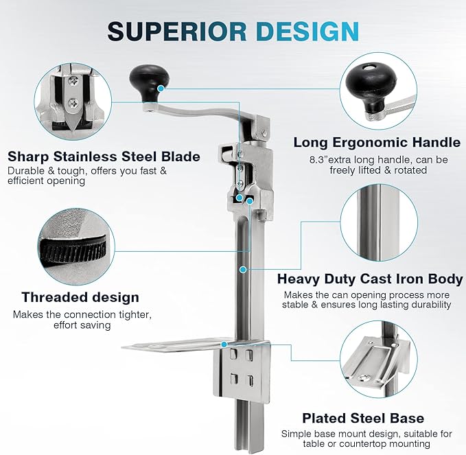 IRONWALLS Commercial Can Opener - Image 7