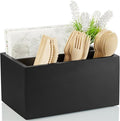 DRASTAR Silverware Caddy, Wooden Utensil Holder, Picnic Cutlery Holder by EnhanceYourDailyLife