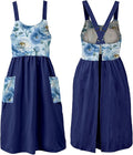 Uaussi Cotton Linen Apron Cross Back Work Apron by Uaussi