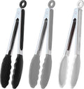HINMAY 9-Inch Serving Tongs Silicone Tongs by HINMAY