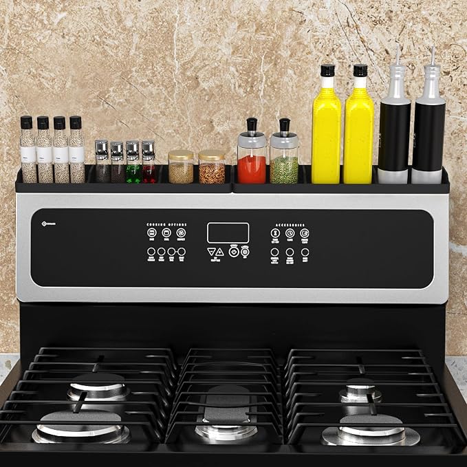 Foeacry 30 Inch Silicone Stove Oven Top Shelf Magnetic - Image 7