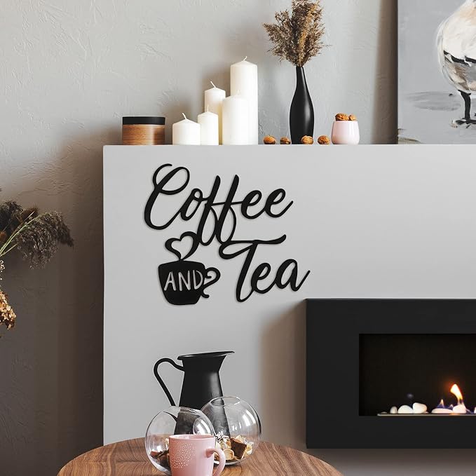 Ferraycle Coffee Bar Decor, 12 x 10.2 Inch Sign - Image 5