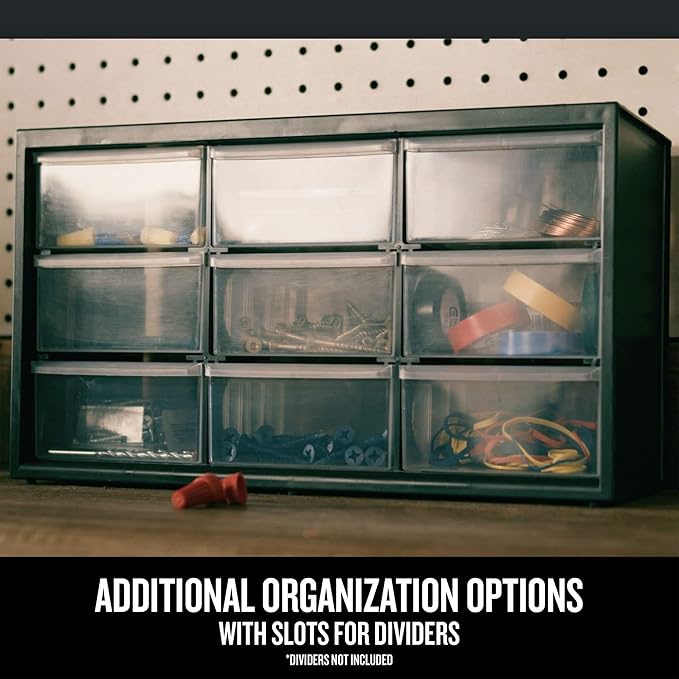 CRAFTSMAN Storage Organizer Bin System, 9 Compartment - Image 7