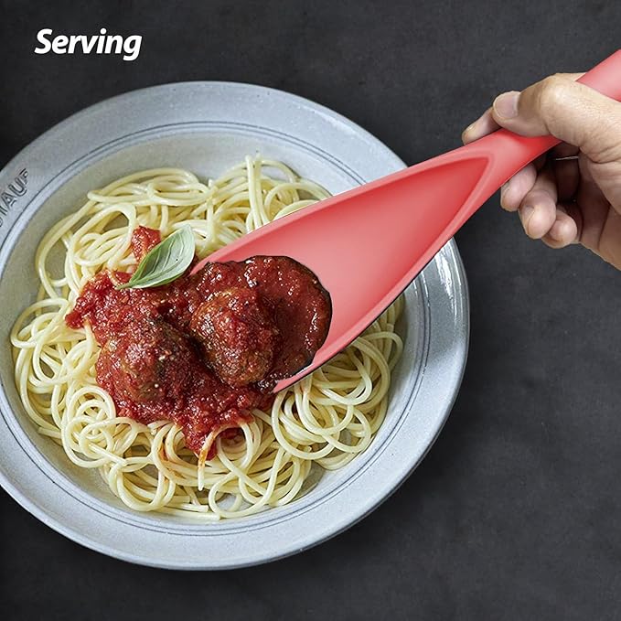 Cooking Spoon for Nonstick Cookwares, VOVOLY Silicone Spoon for Mixing - Image 7