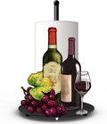 Hexagram Wine Paper Towel Holder, Wine Kitchen Bar Decor, Retro Decor by Hexagram