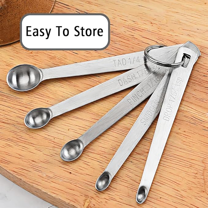 1PCS 1/6 Teaspoon Single Tiny Measuring Spoon, Small Individual Stainless Steel - Image 4