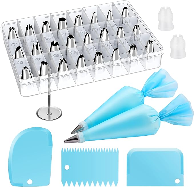 Kootek 32-Piece Piping Bags and Tips Set by Kootek