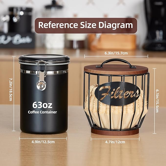 Yangbaga 8-12 Cup Coffee Filters Holder - Image 3