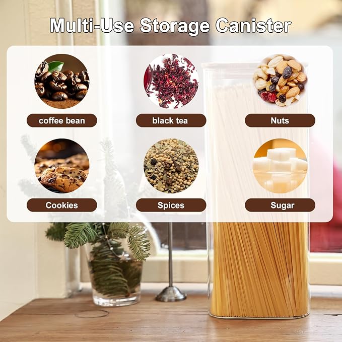 Liuruiyu Glass Storage Jars Set of 3 - Image 2