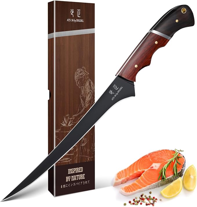 DRGSKL Fish Fillet Knife 7inch by ProfessionalKitchenKnife