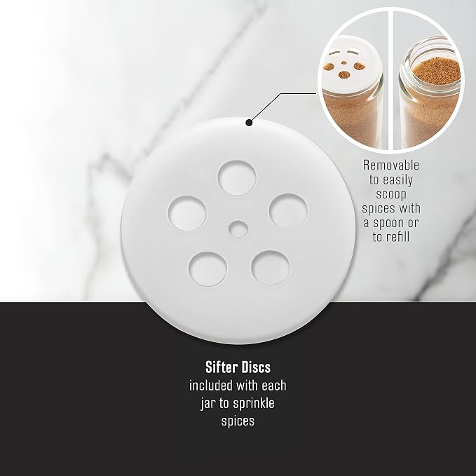 Kamenstein 20 Jar Heritage Revolving Countertop Spice Rack Organizer - Image 6